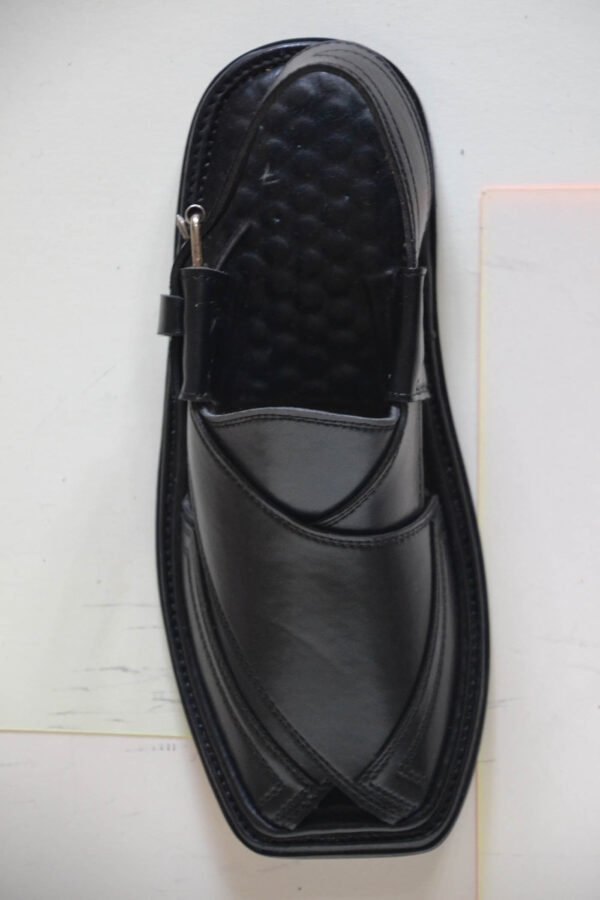 Black Authentic Leather S-Strip - Image 2