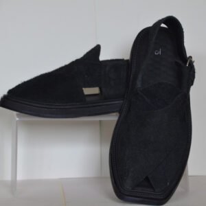 Black D-S Suede Leather