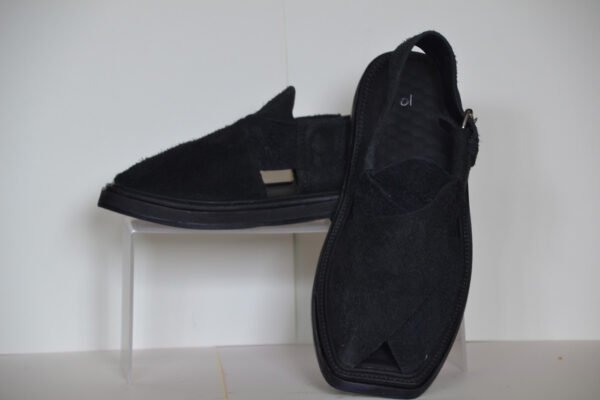 Black D-S Suede Leather
