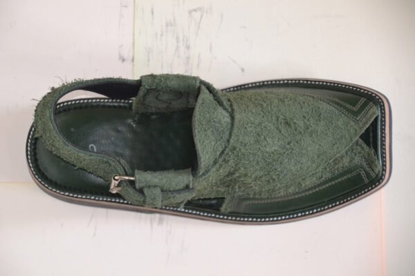 Green Suede Leather S-Strip - Image 2