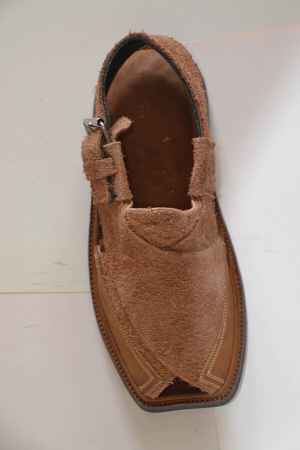 Khaki Suede Leather S-Strip - Image 2
