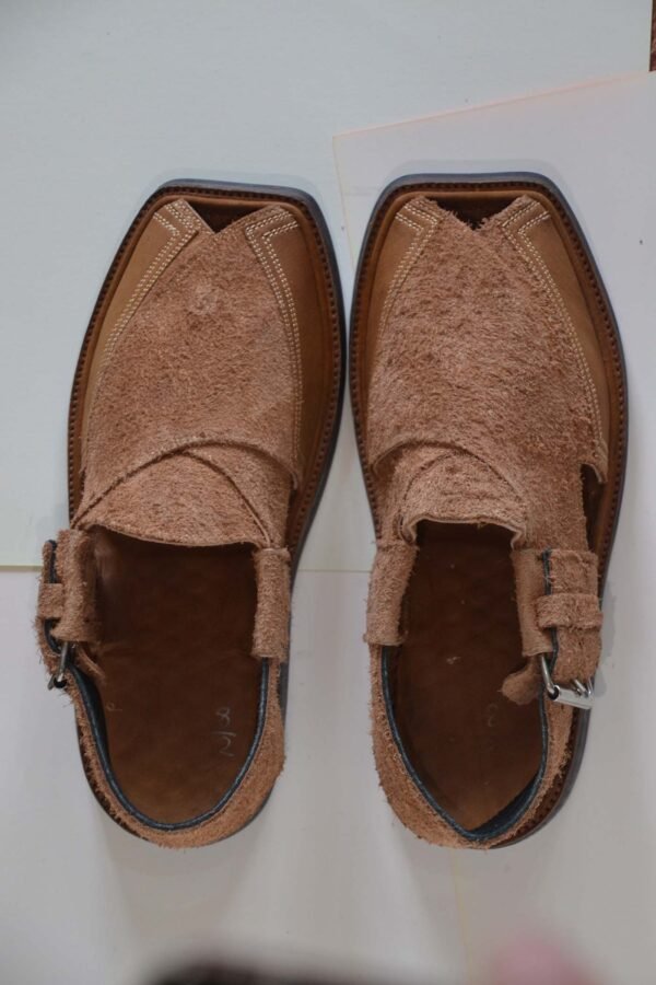 Khaki Suede Leather S-Strip - Image 3