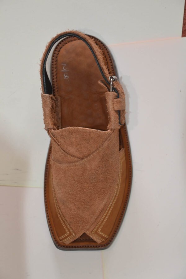 Khaki Suede Leather S-Strip - Image 4