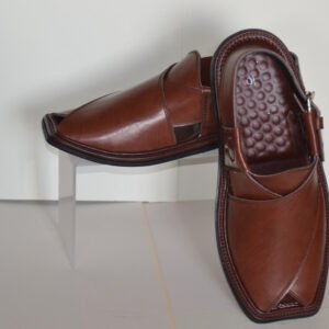 Mustard Authentic Leather Peshawari Chappal