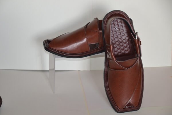 Mustard Authentic Leather Peshawari Chappal